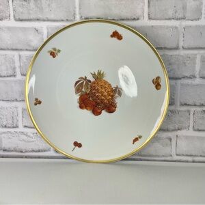 Vintage PMR Bavaria Germany Golden Crown E&R Porcelain China Fall Harvest Plate